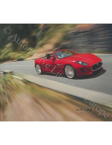 2013 JAGUAR F TYPE MEDIA HARDCOVER BROCHURE ENGELS