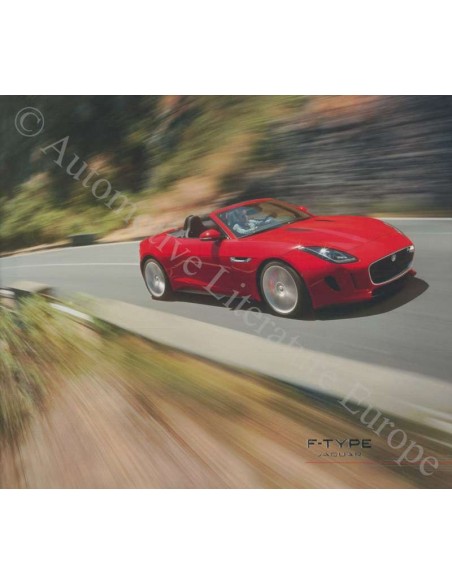 2013 JAGUAR F TYPE MEDIA HARDCOVER BROCHURE ENGELS