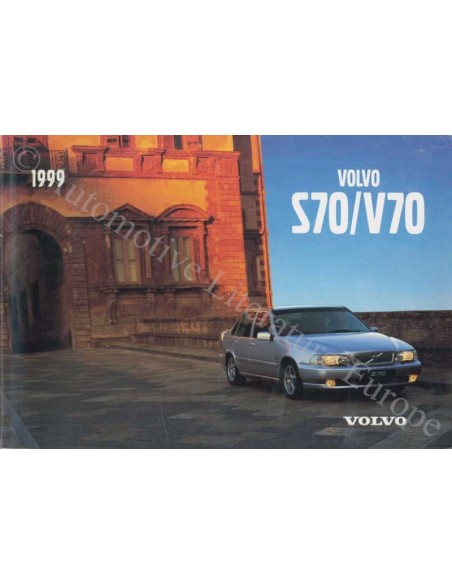 1999 VOLVO V70/S70 INSTRUCTIEBOEKJE ZWEEDS