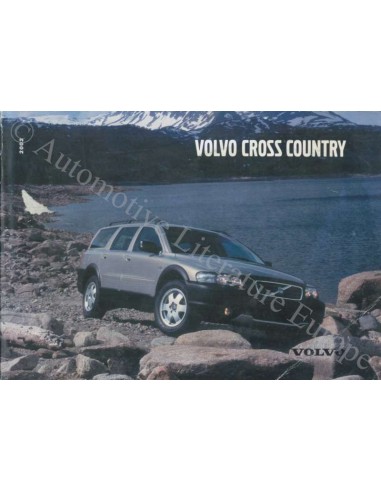 2002 VOLVO V70 CROSS COUNTRY OWNER'S MANUAL ENGLISH US