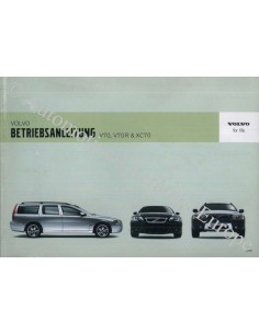 2006 VOLVO V70 R & XC70 BETRIEBSANLEITUNG DEUTSCH