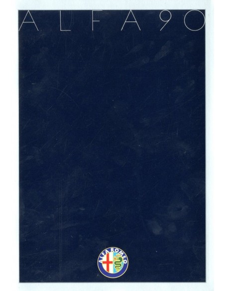 1985 ALFA ROMEO 90 BROCHURE NEDERLANDS
