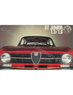 1973 ALFA ROMEO GT JUNIOR 1.3 / 1.6 BROCHURE NEDERLANDS