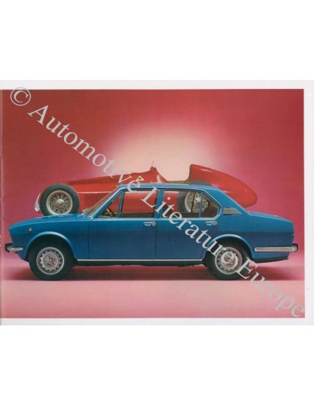 1973 ALFA ROMEO 1800 PROSPEKT NIEDERLANDISCH