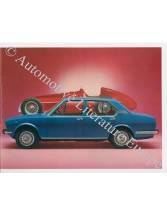 1973 ALFA ROMEO ALFETTA 1800 BROCHURE NEDERLANDS 2