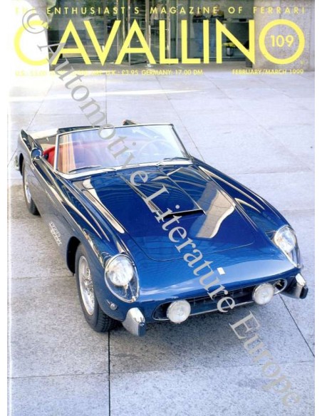 1999 FERRARI CAVALLINO MAGAZINE USA 109