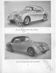 1957 JAGUAR XK 150 OWNERS MANUAL ENGLISH 2