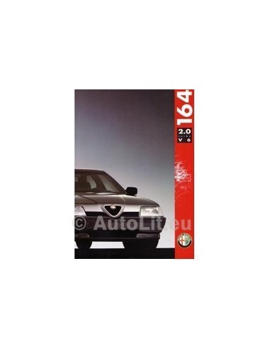 1991 ALFA ROMEO 164 2.0 TURBO V6 BROCHURE ITALIAANS