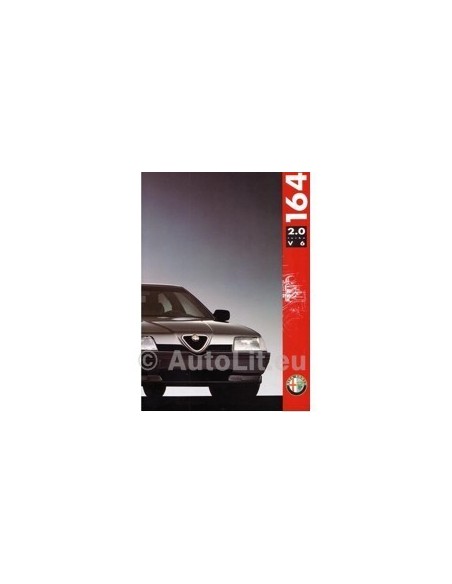 1991 ALFA ROMEO 164 2.0 TURBO V6 BROCHURE ITALIAANS