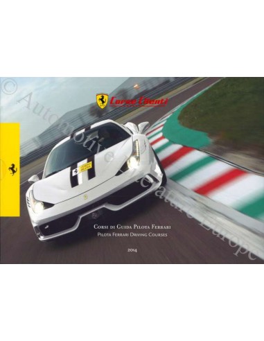 2014 FERRARI CORSE CLIENTI BROCHURE 4702/14