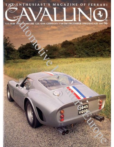 1996/1997 FERRARI CAVALLINO MAGAZIN USA 96