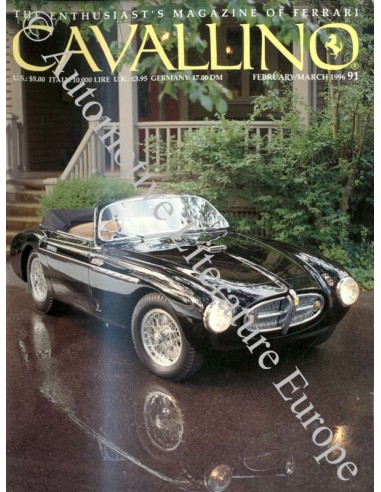 1996 FERRARI CAVALLINO MAGAZINE USA 91