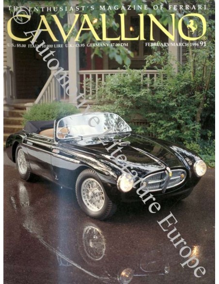 1996 FERRARI CAVALLINO MAGAZINE USA 91