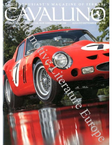 1996 FERRARI CAVALLINO MAGAZIN USA 94
