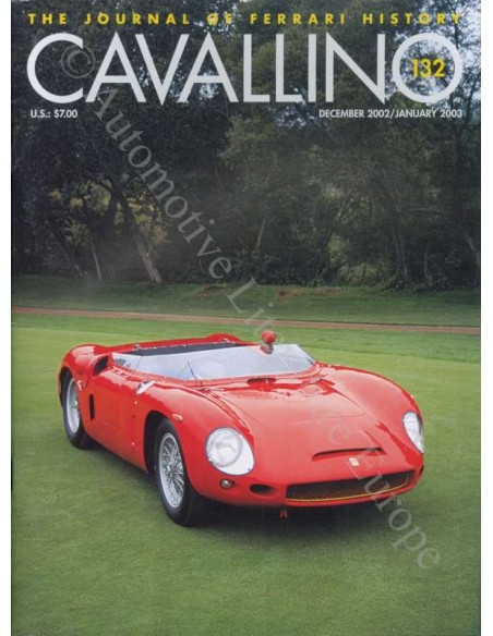 2002 FERRARI CAVALLINO MAGAZINE USA 132