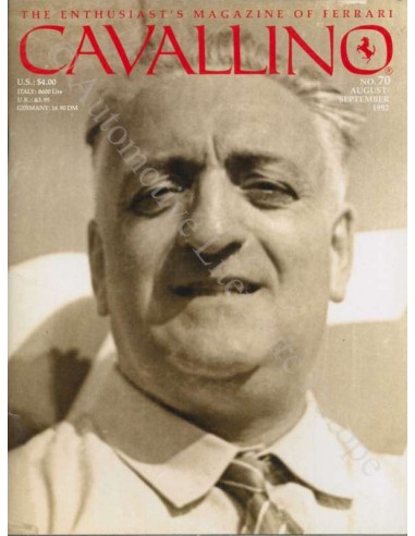 1992 FERRARI CAVALLINO MAGAZIN USA 70