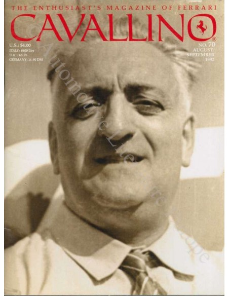 1992 FERRARI CAVALLINO MAGAZIN USA 70