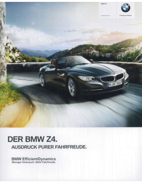 2013 BMW Z4 ROADSTER PROSPEKT DEUTSCH
