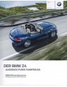 2011 BMW Z4 ROADSTER BROCHURE GERMAN