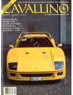 1989 FERRARI CAVALLINO MAGAZINE USA 53