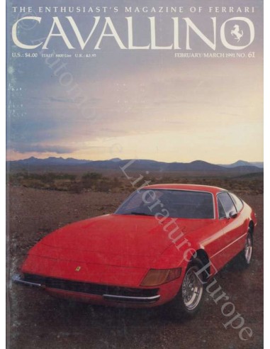 1991 FERRARI CAVALLINO MAGAZINE USA 61