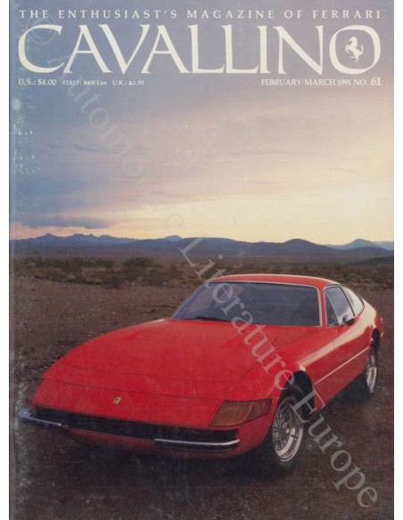 1991 FERRARI CAVALLINO MAGAZIN USA 61