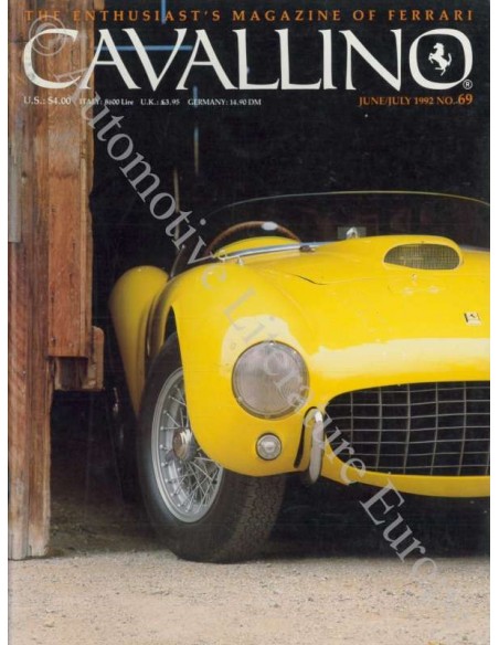 1992 FERRARI CAVALLINO MAGAZIN USA 69