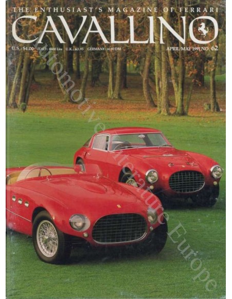 1991 FERRARI CAVALLINO MAGAZIN USA 62