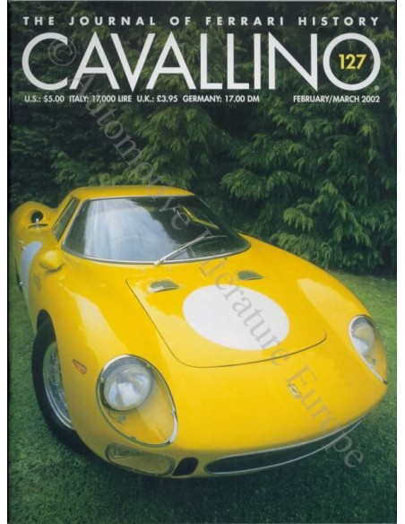 2002 FERRARI CAVALLINO MAGAZINE USA 127