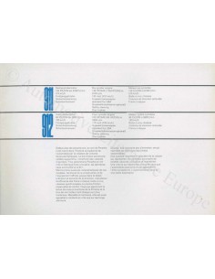 1966 PORSCHE 911 / 912 BROCHURE GERMAN ENGLISH FRENCH 2