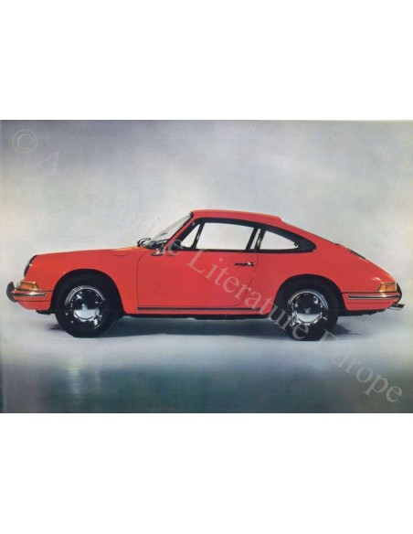 1966 PORSCHE 911 / 912 PROSPEKT DEUTSCH ENGLISCH FRANZÖSISCH