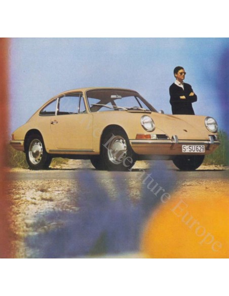 1966 PORSCHE 911 / 912 BROCHURE DUITS ENGELS FRANS