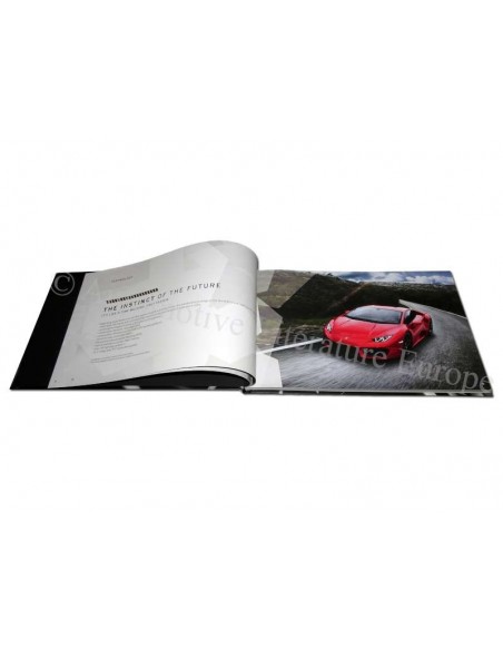 2016 LAMBORGHINI HURACAN COUPE, SPYDER & RWD HARDCOVER BROCHURE ENGLISH