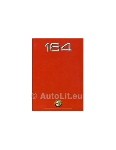 1989 ALFA ROMEO 164 BROCHURE NEDERLANDS