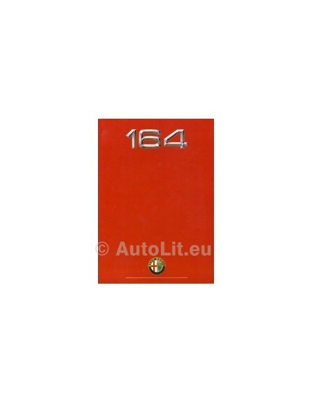 1989 ALFA ROMEO 164 BROCHURE NEDERLANDS