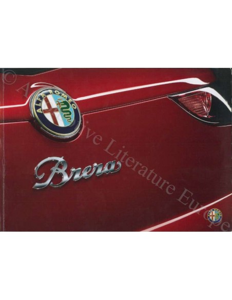2010 ALFA ROMEO BRERA BROCHURE NEDERLANDS
