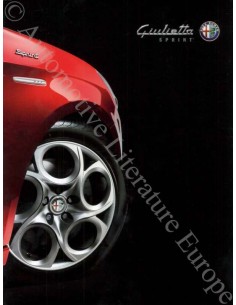 2014 ALFA ROMEO GIULIETTA SPRINT BROCHURE NEDERLANDS