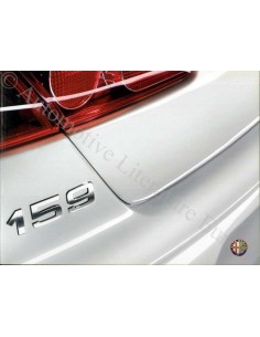 2010 ALFA ROMEO 159 SALOON BROCHURE DUTCH