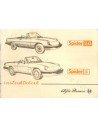 1986 ALFA ROMEO SPIDER BETRIEBSANLEITUNG NIEDERLÄNDISCH