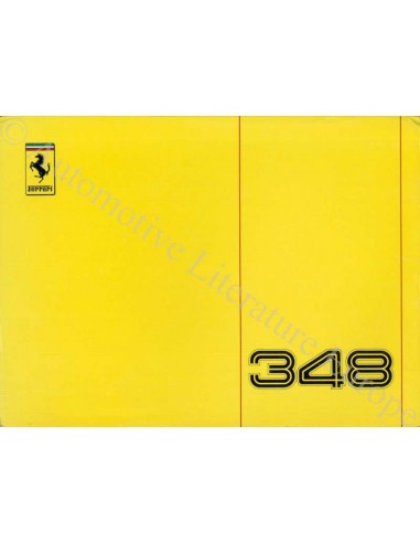 1990 FERRARI 348 TB / TS OWNER'S MANUAL 595/90