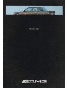1991 MERCEDES BENZ 190E 3.2 AMG BROCHURE DUITS