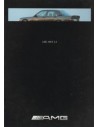 1991 MERCEDES BENZ 190E 3.2 AMG BROCHURE DUITS