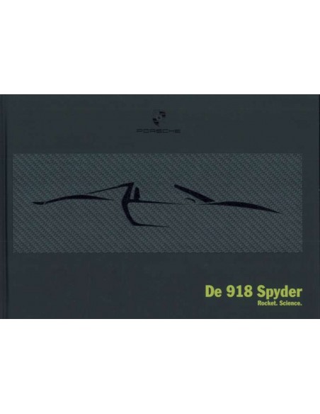 2015 PORSCHE 918 SPYDER HARDCOVER BROCHURE DUTCH