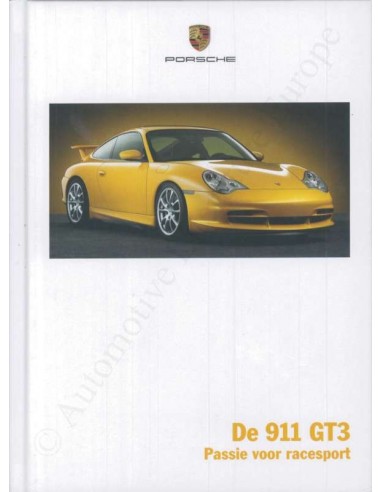 2003 PORSCHE 911 GT3 HARDCOVER PROSPEKT NIEDERLÄNDISCH