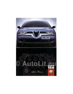 1999 ALFA ROMEO 156 BROCHURE DUITS