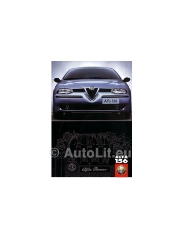 1999 ALFA ROMEO 156 BROCHURE DUITS