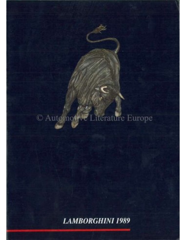 1989 LAMBORGHINI YEARBOOK ENGLISH / ITALIAN