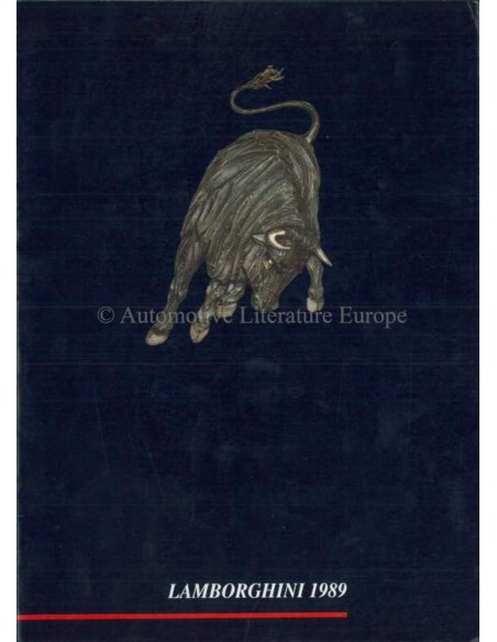 1989 LAMBORGHINI YEARBOOK ENGLISH / ITALIAN