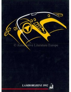 1992 LAMBORGHINI YEARBOOK ENGLISH / ITALIAN