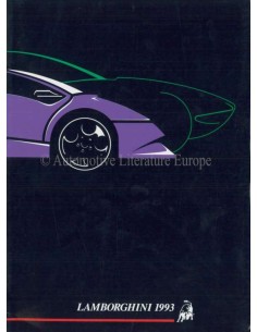 1993 LAMBORGHINI JAHRBUCH ENGLISCH | ITALIENISCH